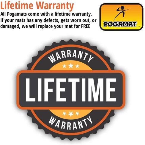 POGAMAT Premium Large Exercise Mat - 10 ft X 6 ft X 1/4" Thick Durable Workout Mat For Home Gym Flooring - Works Great For All Cardio, Yoga Mat, Exercise Bike Mat - Use With Or Without Shoes in Saudi Arabia