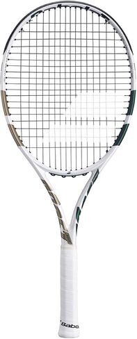 Babolat Boost Drive Wimbledon Strung Tennis Racquet (White/Champagne Green) in Saudi Arabia