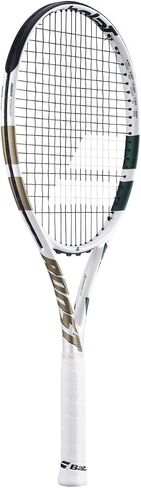 Babolat Boost Drive Wimbledon Strung Tennis Racquet (White/Champagne Green) in Saudi Arabia
