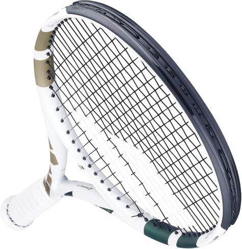 Babolat Boost Drive Wimbledon Strung Tennis Racquet (White/Champagne Green) in Saudi Arabia