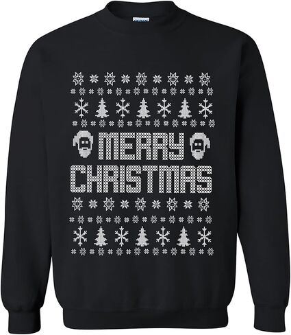 zerogravitee Merry Christmas Ugly Holiday Sweatshirt Crewneck Sweatshirt in Saudi Arabia
