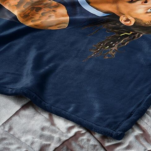 Memphis Grizzlies Ja Morant NBA Silk Touch Throw Blanket 50x60 inches in Saudi Arabia