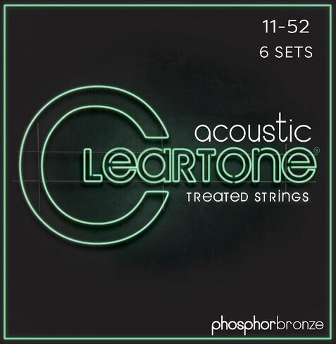 Cleartone Phosphor Bronze Acoustic Guitar Strings (6-Pack) (7412-6) in Saudi Arabia