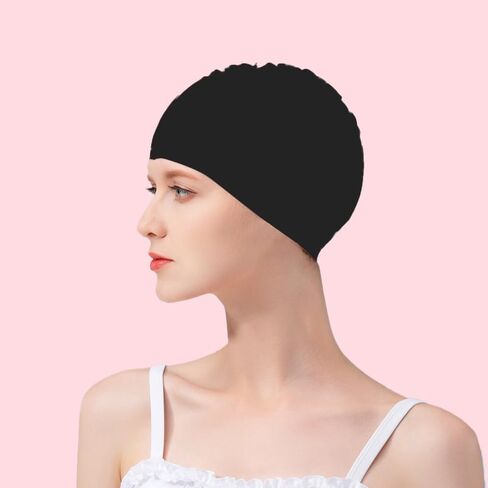 1pc Silicone Plus Ear Protection Swimming Cap, Adult Men's and Women's Waterproof Comfortable Non-Slip Swimming Cap with High Elasticity, Suitable for Long Hair(23.5 * 20cm) in Saudi Arabia