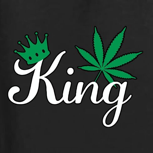 Weed King Weed Queen Couple Shirts His and Hers Matching Couples Hoodie Sweater Set in Saudi Arabia