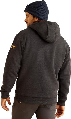 ARIAT Men's Rebar All-Weather Sherpa-Lined Full Zip Hoodie in Saudi Arabia