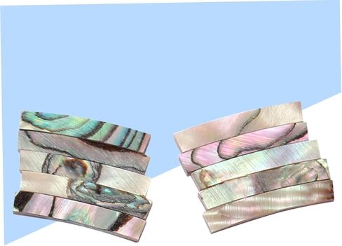10pcs Abalone Shell Guitar Binding Purfling Strips 18x3x2mm Decorative Inlay for Guitar Ukulele Mandolin Colorful Trim in Saudi Arabia