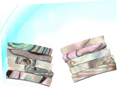 10pcs Abalone Shell Guitar Binding Purfling Strips 18x3x2mm Decorative Inlay for Guitar Ukulele Mandolin Colorful Trim in Saudi Arabia
