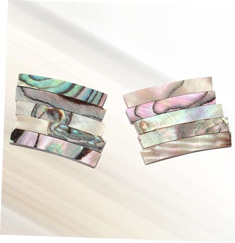 10pcs Abalone Shell Guitar Binding Purfling Strips 18x3x2mm Decorative Inlay for Guitar Ukulele Mandolin Colorful Trim in Saudi Arabia