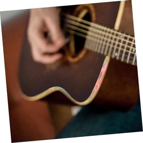 4pcs Guitar Binding Purfling Strip Decorative Plastic Purfling Strip for Acoustic and Ukulele Sturdy Acetate Material Easy to Install Edging Trim in Saudi Arabia