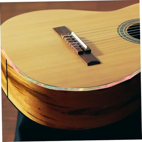 4pcs Guitar Binding Purfling Strip Decorative Plastic Purfling Strip for Acoustic and Ukulele Sturdy Acetate Material Easy to Install Edging Trim in Saudi Arabia