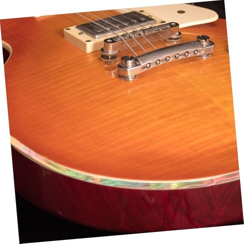 4pcs Guitar Binding Purfling Strip Decorative Plastic Purfling Strip for Acoustic and Ukulele Sturdy Acetate Material Easy to Install Edging Trim in Saudi Arabia