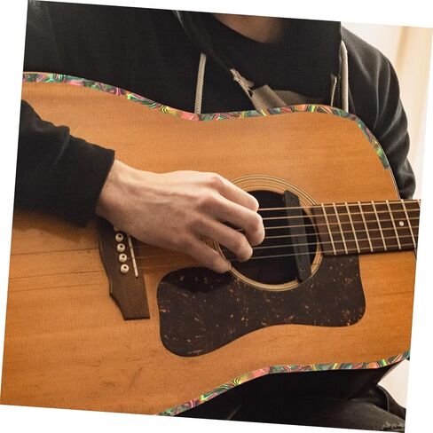 Toyvian Waterproof Plastic Decorative Strip for Guitar 1650X6X1.5MM Green Acrylic Purfling Guitar Accessory Suitable for Acoustic and Classical Instruments in Saudi Arabia