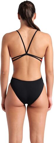 Arena Women's Performance Diamond Team Print Lace Back Ladies Bathing Swimsuit in Saudi Arabia