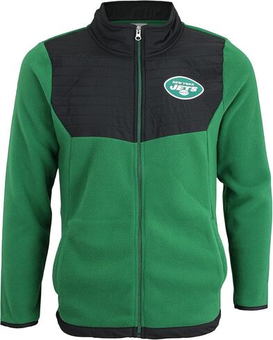 سترة Outerstuff NFL للشباب (8-20) New York Jets بأكمام طويلة وسحاب كامل in Saudi Arabia