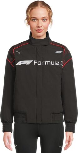 PUMA Women's Standard Formula 1 Lifestyle Racing Jacket, Black in Saudi Arabia
