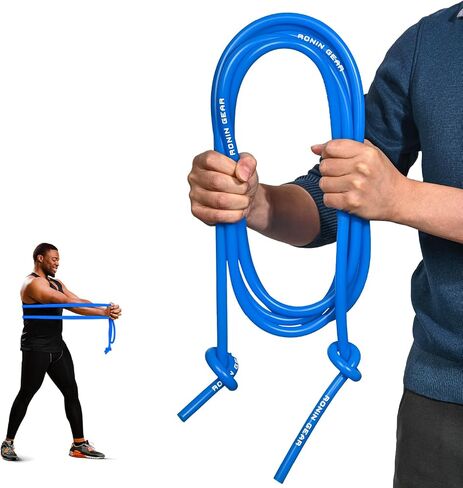 Resistance Bands - 16 Feet Long - 88 lbs Resistance - Strength Training Bands - Elastic Workout Bands - Wrestling Resistance Bands - Fitness & Home Workout Equipment - Resistance Training in Saudi Arabia