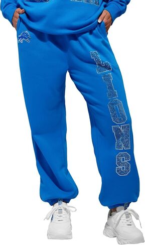 FOCO Women's NFL Team Logo Wordmark Rhinestone Sweatpants in Saudi Arabia
