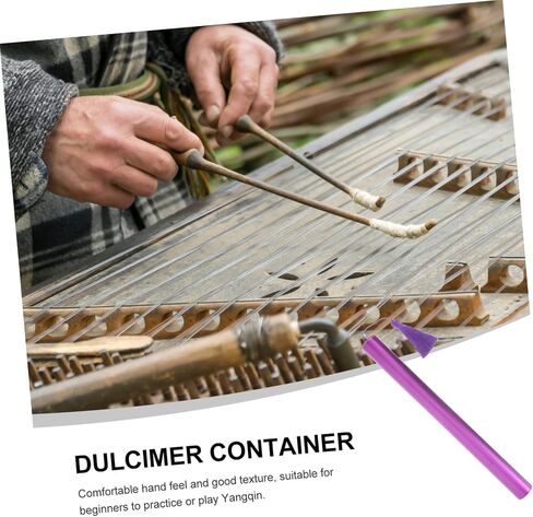 Dulcimer Storage Tube Large Capacity Aluminum Alloy Yangqin Accessory Case Bright Color Compatible Dulcimer Supplies and Parts in Saudi Arabia