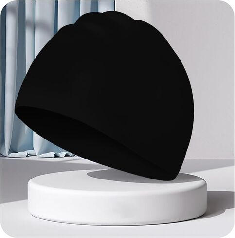 Silicone Swim Cap, Waterproof Swimming Hat, Durable Non-Slip Swimming Pool Cap, Elastic Swimming Cap in Saudi Arabia