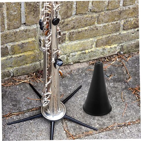 Toyvian Detachable Pin Clarinet Stand Holder Metal Folding Support with Stable Weighted Base for Professional Wind Instruments Abs Construction Compatible with Various Clarinet Types in Saudi Arabia