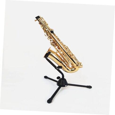 حامل حامل ساكسفون ألتو من كيسانجل، حامل ساكسفون أسود قابل للفصل للتخزين المنزلي والفصول الدراسية الموسيقية، هدية حامل عملي متين in Kuwait