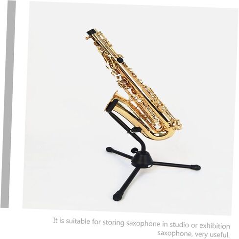Yardwe Alto Saxophone Stand Bracket Durable and Sturdy Saxophone Holder Rack for Reliable Musical Instrument Support Portable and Stable Design for Sax Players in Saudi Arabia