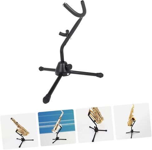 Yardwe Alto Saxophone Stand Bracket Durable and Sturdy Saxophone Holder Rack for Reliable Musical Instrument Support Portable and Stable Design for Sax Players in Saudi Arabia