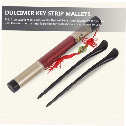 1 Pair Dulcimer Exercise Hammer Finger Stick Dulcimers Dulcimer Accessories Mallets Beater Key Dulcimer Supplies Large Dulcimer Practice Hammer for Instrument Black Ebony in Saudi Arabia