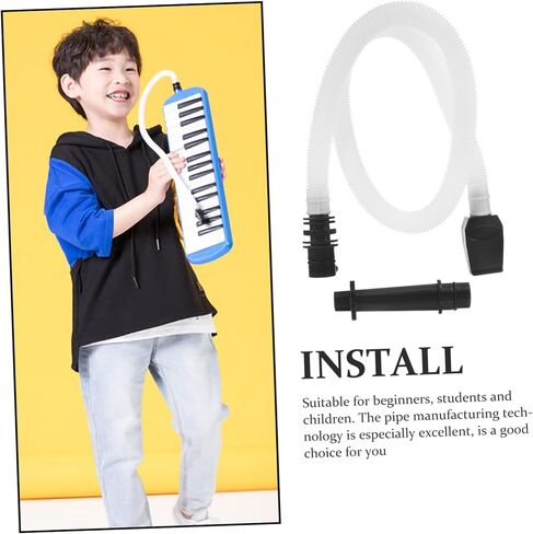 Generic Melodica Instrument Tube Replacement Flexible Melodica Mouthpiece Tube for Students Beginners Professional Easy to Install High Reliability in Kuwait