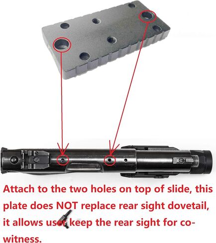 Ade Advanced Optics Ruger Mark I, II, III Mark 1,2,3,4 Red-Dot Sight Mount Fit Vortex Venom, Docter, Burris Fastfire Optics in Saudi Arabia