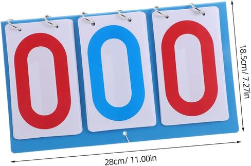 Sosoport Flip Scoreboard سطح المكتب لتنس الطاولة وكرة السلة، هيكل بلاستيكي قوي مع خيار التعليق للرياضات الخارجية in Saudi Arabia
