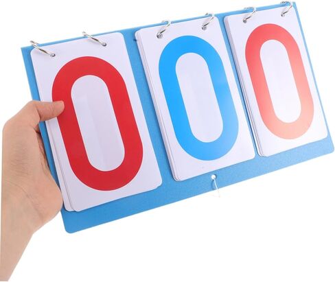 Sosoport Flip Scoreboard سطح المكتب لتنس الطاولة وكرة السلة، هيكل بلاستيكي قوي مع خيار التعليق للرياضات الخارجية in Saudi Arabia