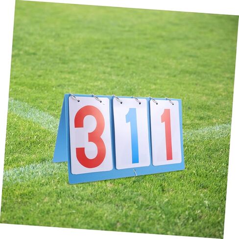 Sosoport Flip Scoreboard سطح المكتب لتنس الطاولة وكرة السلة، هيكل بلاستيكي قوي مع خيار التعليق للرياضات الخارجية in Saudi Arabia