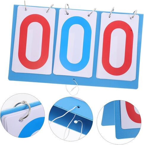 Sosoport Flip Scoreboard سطح المكتب لتنس الطاولة وكرة السلة، هيكل بلاستيكي قوي مع خيار التعليق للرياضات الخارجية in Saudi Arabia