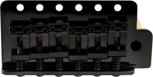 Musiclily Ultra 52.5 مم (2-1/16 بوصة) جسر ST Tremolo قياسي بـ 6 براغي مع سروج فولاذية منحنية عتيقة 42 مم ذراع دفع من النحاس الصلب للجيتار الكهربائي على طراز Strat، كروم in Saudi Arabia