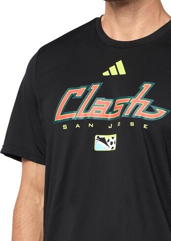 adidas Mens MLS 25/26 Team Pre-Game Short Sleeve T-Shirt in Saudi Arabia