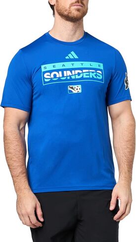 adidas Mens MLS 25/26 Team Pre-Game Short Sleeve T-Shirt in Saudi Arabia