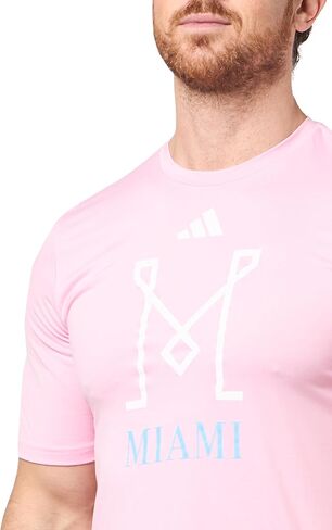 adidas Mens MLS 25/26 Team Pre-Game Short Sleeve T-Shirt in Saudi Arabia