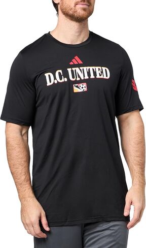 adidas Mens MLS 25/26 Team Pre-Game Short Sleeve T-Shirt in Saudi Arabia