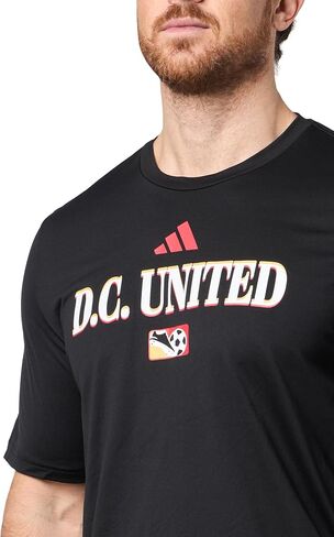 adidas Mens MLS 25/26 Team Pre-Game Short Sleeve T-Shirt in Saudi Arabia