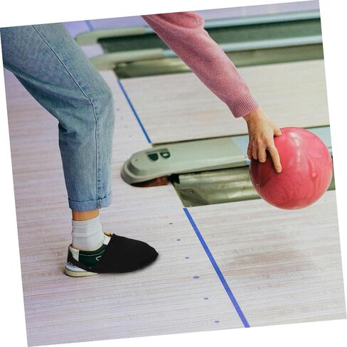 Bowling Shoe Sliders Non-Slip Bowling Shoe Covers for Men and Women 2-Piece Set Sturdy Fabric in Saudi Arabia