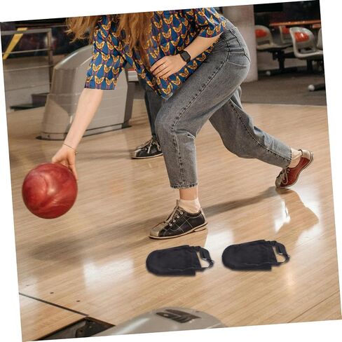 Bowling Shoe Slider Covers 2 Pairs Non-Slip Elastic Shoe Covers Wear-Resistant for Men Women Convenient Sliding Mat in Saudi Arabia