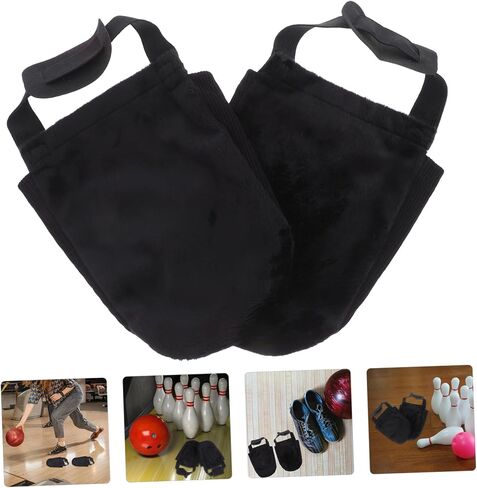 Bowling Shoe Slider Covers 2 Pairs Non-Slip Elastic Shoe Covers Wear-Resistant for Men Women Convenient Sliding Mat in Saudi Arabia