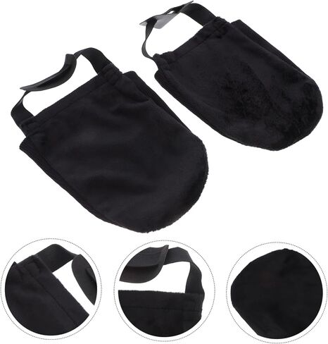 Bowling Shoe Slider Covers 2 Pairs Non-Slip Elastic Shoe Covers Wear-Resistant for Men Women Convenient Sliding Mat in Saudi Arabia