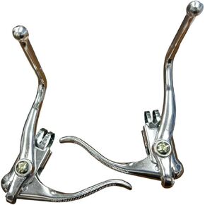 زوج واحد من أذرع فرامل أمان مزدوجة لدراجة الطريق العتيقة - مكابح يدوية من الألومنيوم مقاس 22.2 مم لدراجات الطرق ذات القضبان المسقطة in Kuwait