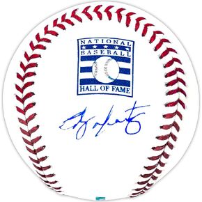 Edgar Martinez Autographed Official Hall of Fame HOF Logo Baseball Mariners Beckett BAS Witness Stock #230600 in Saudi Arabia