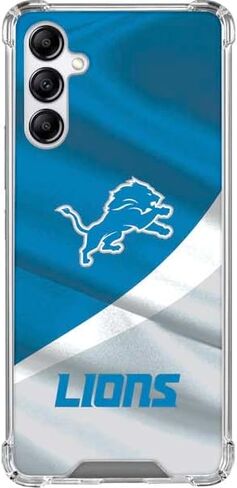 Skinit Clear Phone Case Compatible with Galaxy A15 5G - Officially Licensed NFL Detroit Lions Design in Saudi Arabia