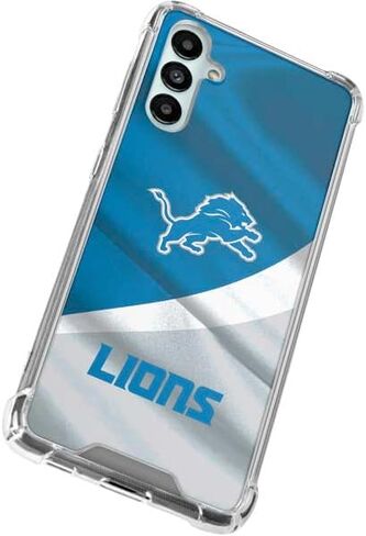 Skinit Clear Phone Case Compatible with Galaxy A15 5G - Officially Licensed NFL Detroit Lions Design in Saudi Arabia