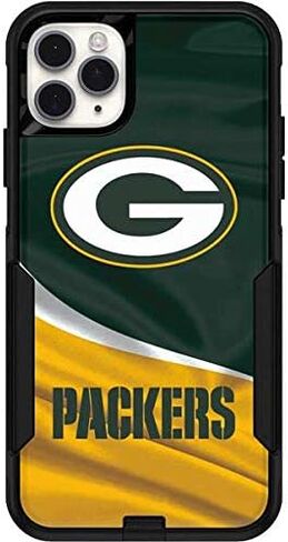 Skinit Decal Skin Compatible with OtterBox Commuter iPhone 11 Pro Max Case - Officially Licensed NFL Green Bay Packers Design in Saudi Arabia